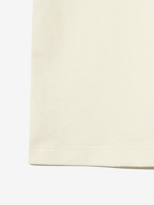[MY 티셔츠] Ringer T-Shirt - Cream