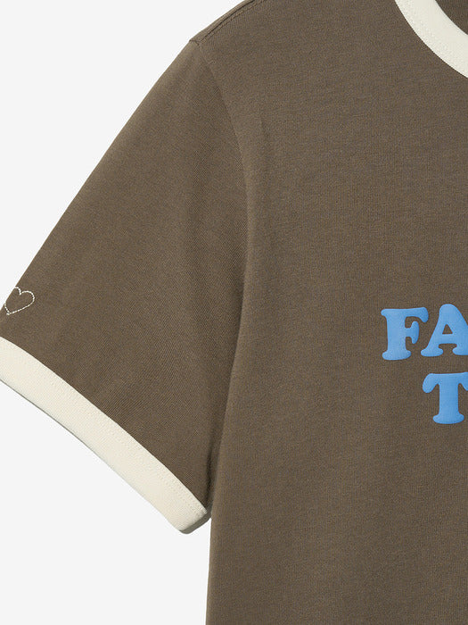 [MY 티셔츠] Ringer T-Shirt Brown