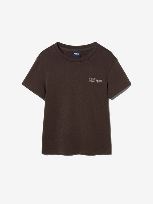 Small Logo Graphic Short-Sleeve T-Shirt_FS2RSH2154F_BRN