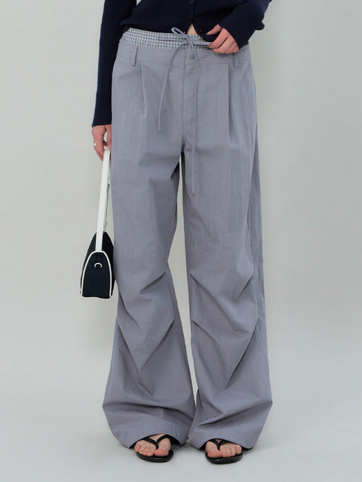 Grove 25Ss Madison Layered Pants (Grey/Charcoal)