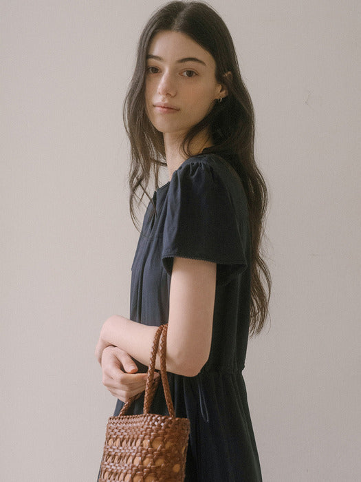 Tillidie Lace string dress Navy