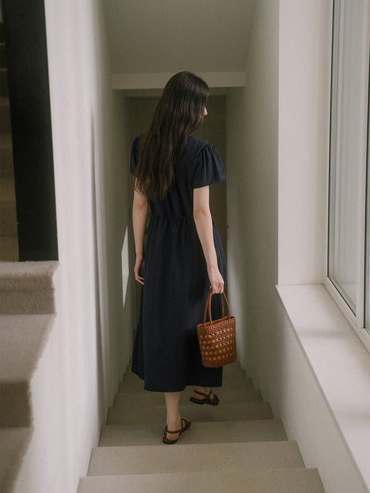 [TILLIDIE] Lace string dress TISU03OP02_Navy