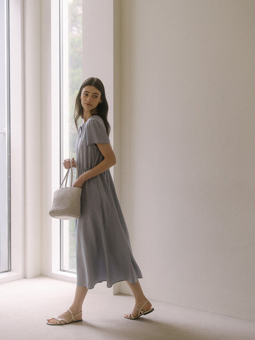 [TILLIDIE] Lace string dress TISU03OP01_Sky blue