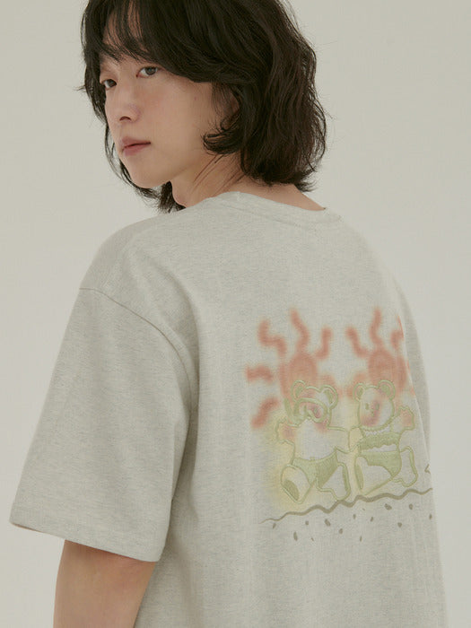 [ambler] Summer ambler T-Shirts AS1214 (Oatmeal)