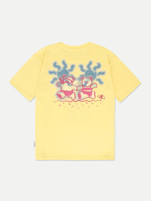 [ambler] Summer ambler T-Shirts AS1214 (Yellow)