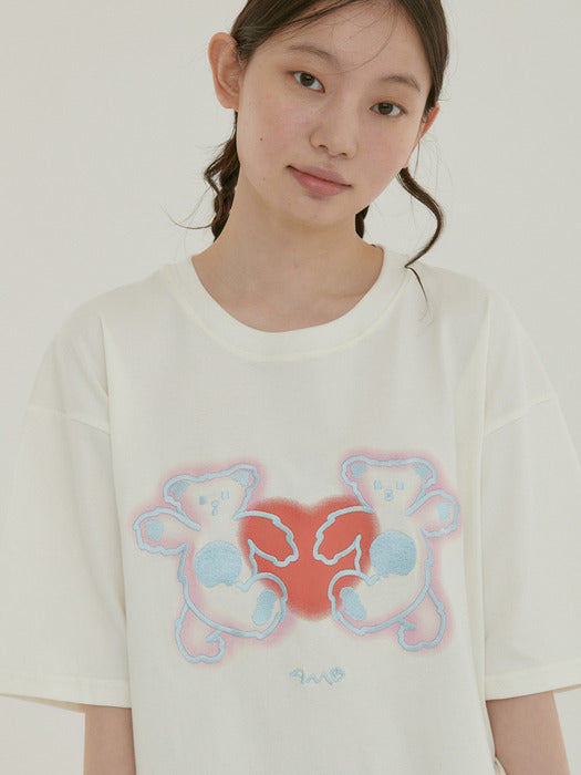 [ambler] Hey, buddy T-Shirts AS1215 (Ivory)