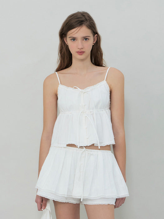 Grove 25Ss Leah Lace Bustier (White)
