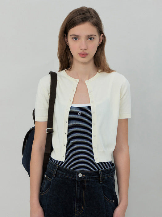 Grove 25Ss Cove Cardigan (White)