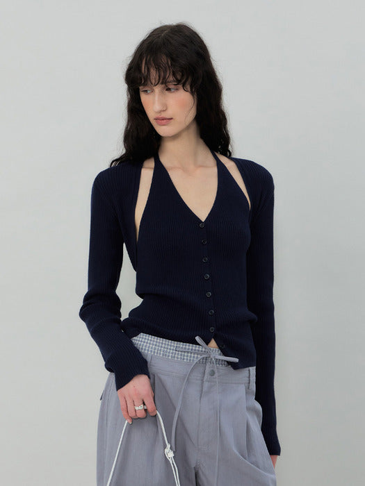 Grove 25Ss Alina Bolero (Navy)