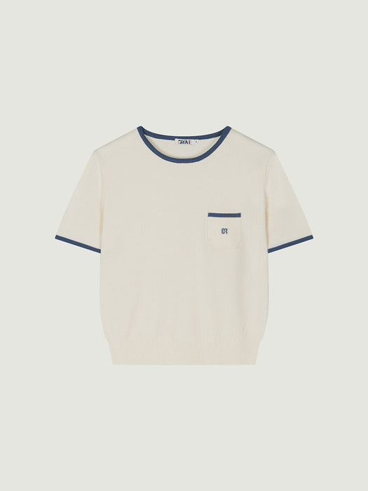 Grove 25Ss Jesse Knit Top (Ivory)