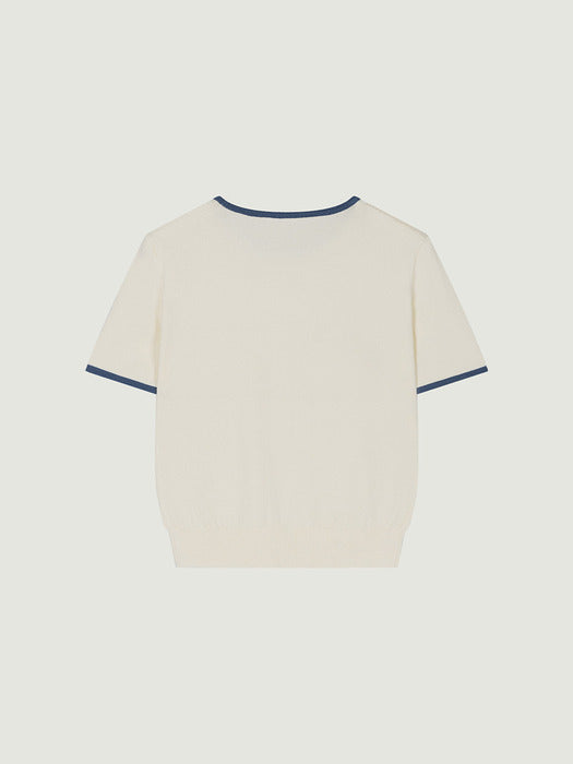 Grove 25Ss Jesse Knit Top (Ivory)