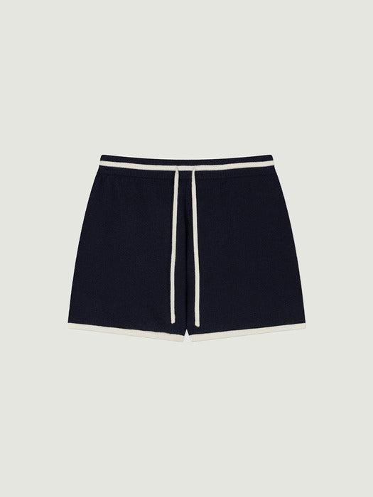 Grove 25Ss Jesse Knit Shorts (Navy)