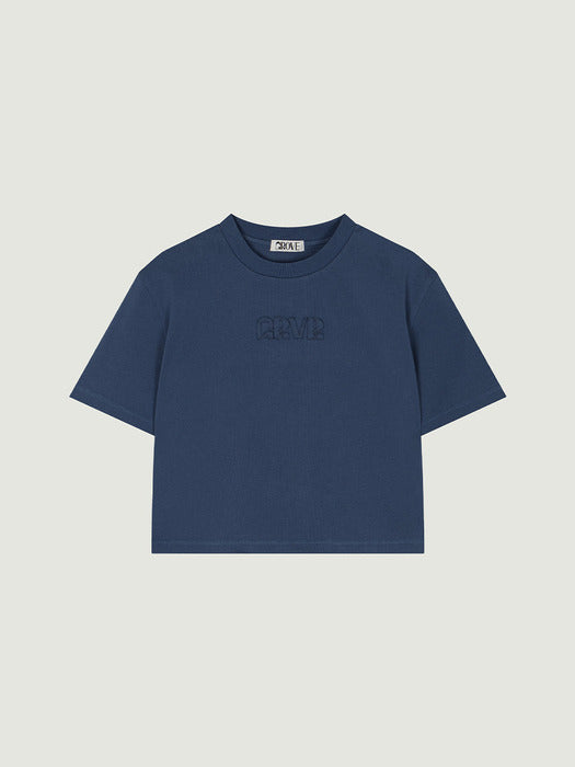 Grove 25Ss Grvr Applique T-Shirt (Blue)