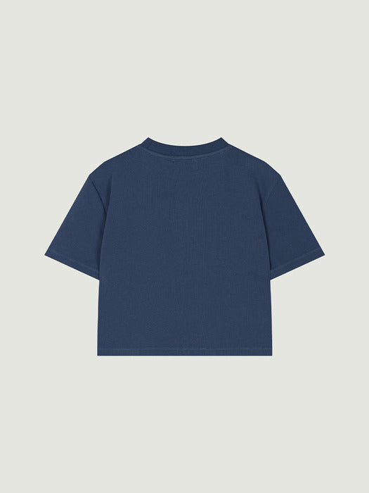Grove 25Ss Grvr Applique T-Shirt (Blue)