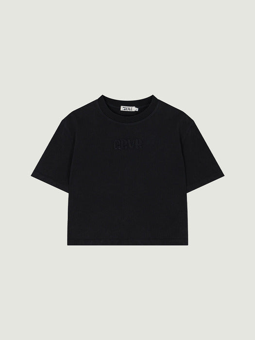 Grove 25Ss Grvr Applique T-Shirt (Black)