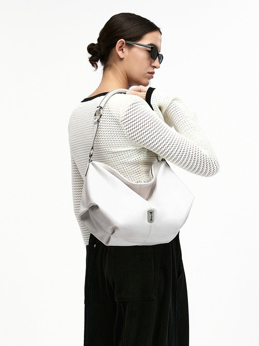 [vunque] Halfmoon Attache Shoulder M_3colors