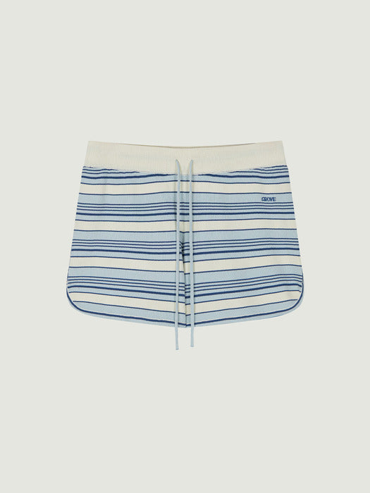 Grove 25Ss Frankie Stripe Shorts (Blue Stripe)