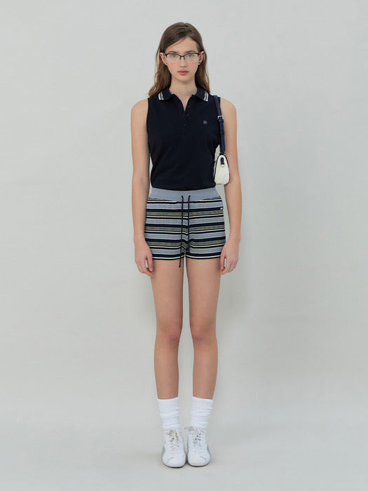Grove 25Ss Frankie Stripe Shorts (Grey Stripe)