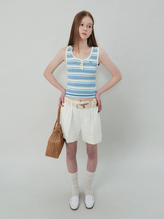Grove 25Ss Frankie Stripe Sleeveless (Blue Stripe)