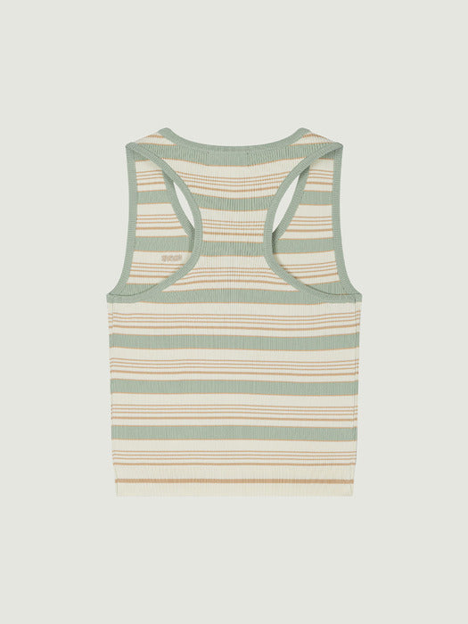 Grove 25Ss Frankie Stripe Sleeveless (Mint Stripe)