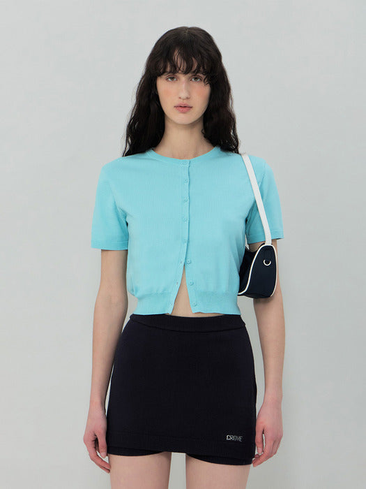 Grove 25Ss Cove Cardigan (Turquoise Blue)