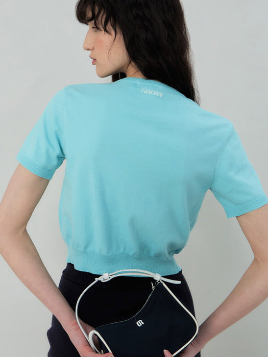 Grove 25Ss Cove Cardigan (Turquoise Blue)