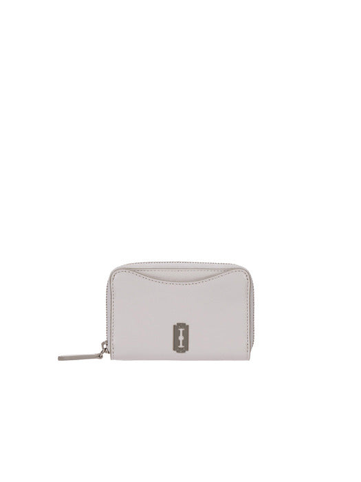 Halfmoon Wave Zipper Card Wallet (하프문 웨이브 지퍼 카드지갑) Ivory