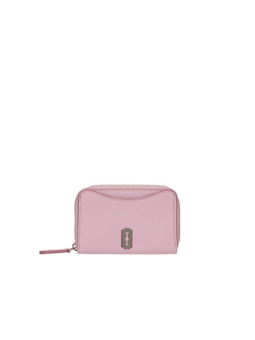 Halfmoon Wave Zipper Card Wallet (하프문 웨이브 지퍼 카드지갑) Mellow Pink