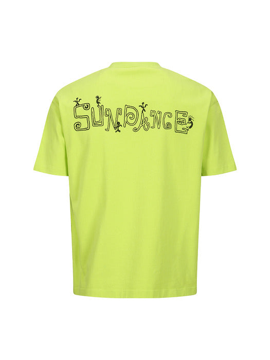 (ESSENTIAL) UNISEX SUN DANCE T-SHIRT atb1403u(LIME)