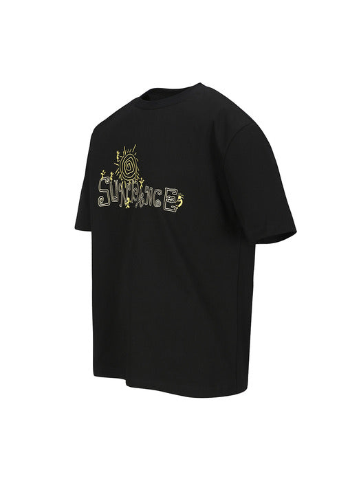 (ESSENTIAL) UNISEX SUN DANCE T-SHIRT atb1401u(BLACK)