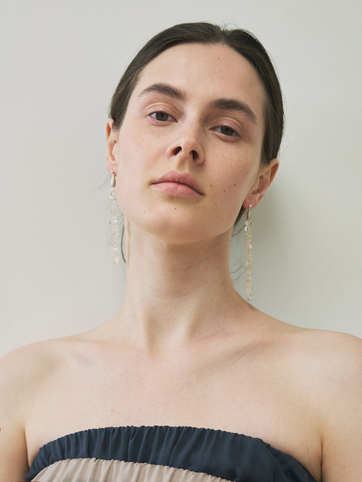 [moia] moonstone earrings (ivory)