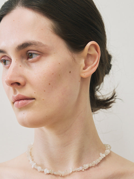 [moia] moonstone choker (ivory)