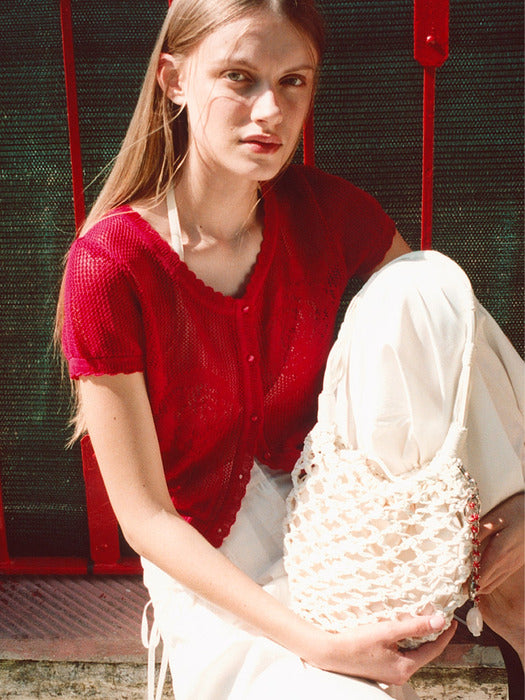 [raive] Pixie Shoulder in White UB5SB089-01