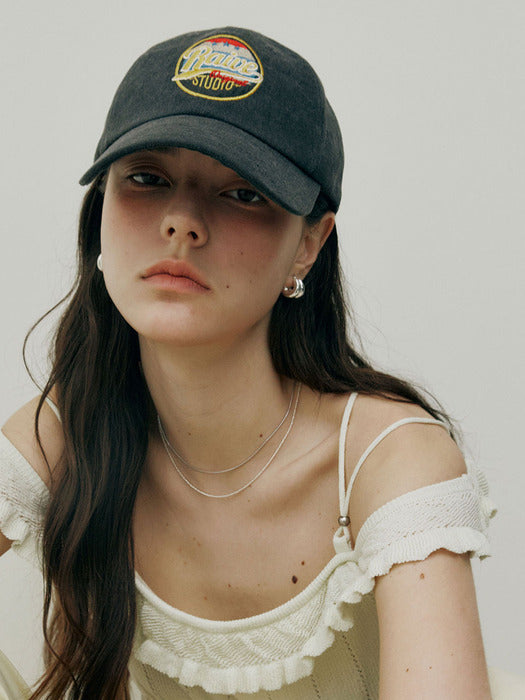 [raive] Washing Cotton Ball Cap VX5MA323_2color