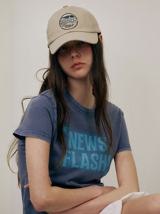 [raive] Washing Cotton Ball Cap VX5MA323_2color