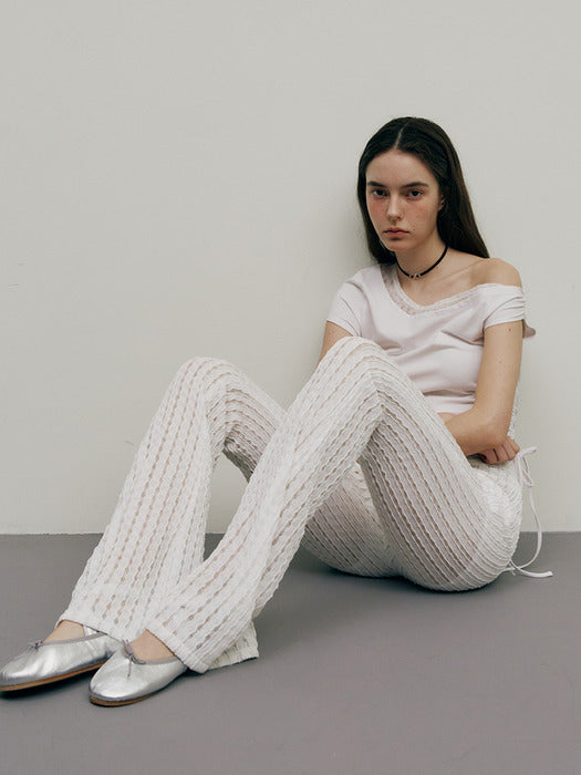 Raive Lace Banding Pants