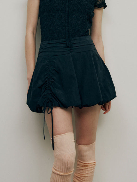 Raive Shirred Mini Skirt