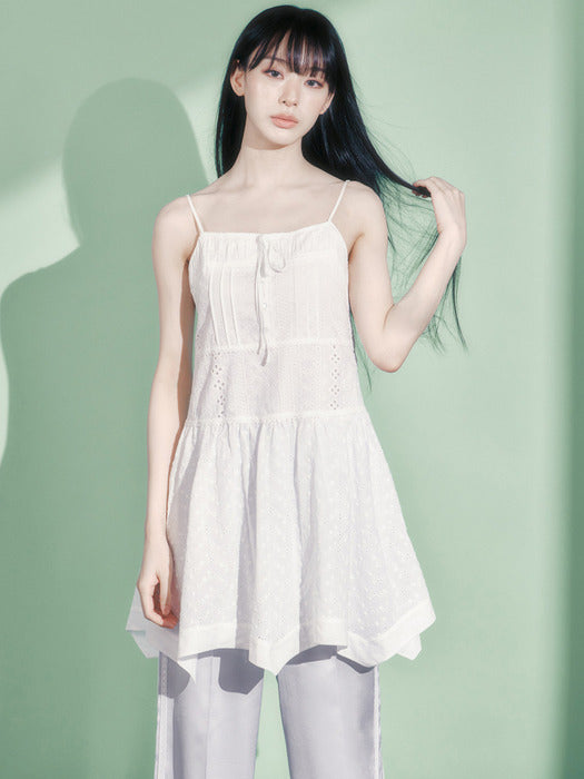 [raive] Lace Sleeveless Mini Dress VW5MO195_2color