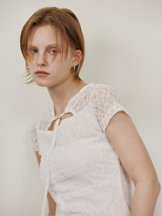 Raive Lace Slim Top