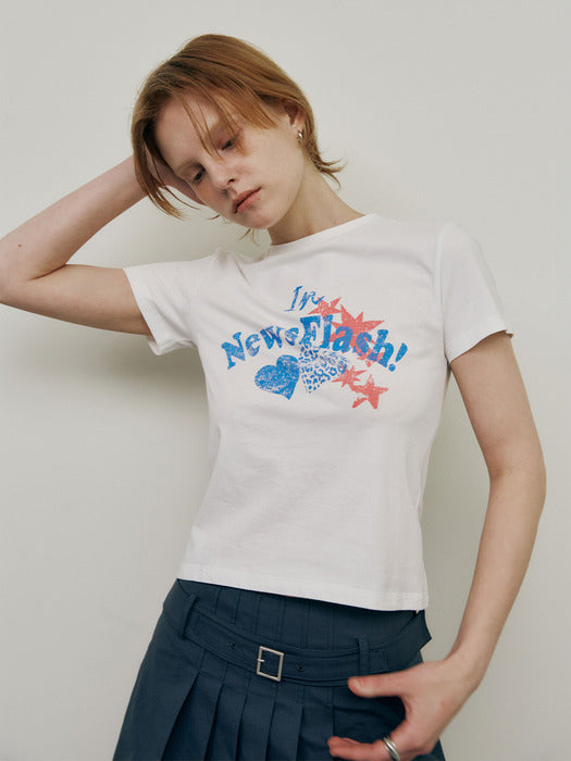 Raive Newsflash Grahpic T-shirt