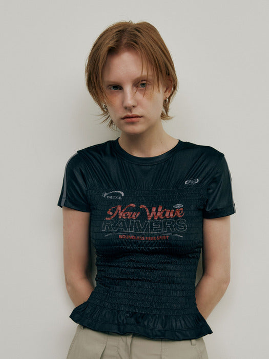 Raive Smoking Lettering T-Shirt