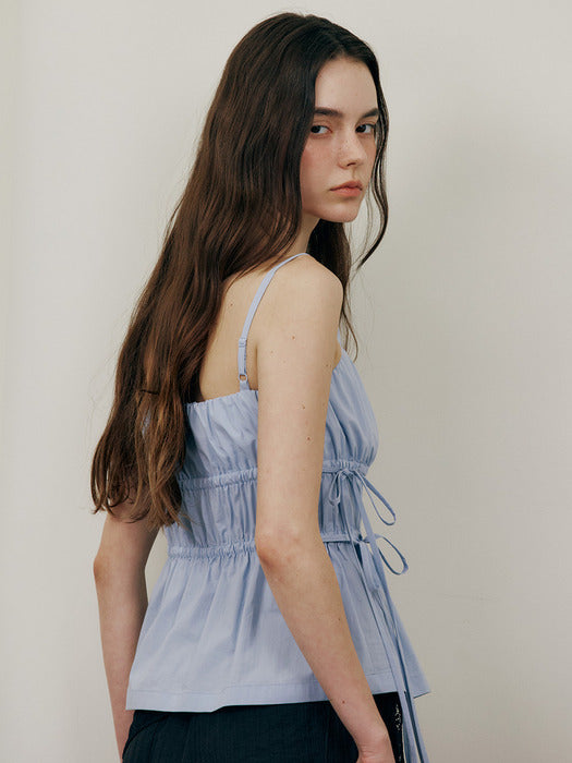 Raive Ribbon Shirring Blouse