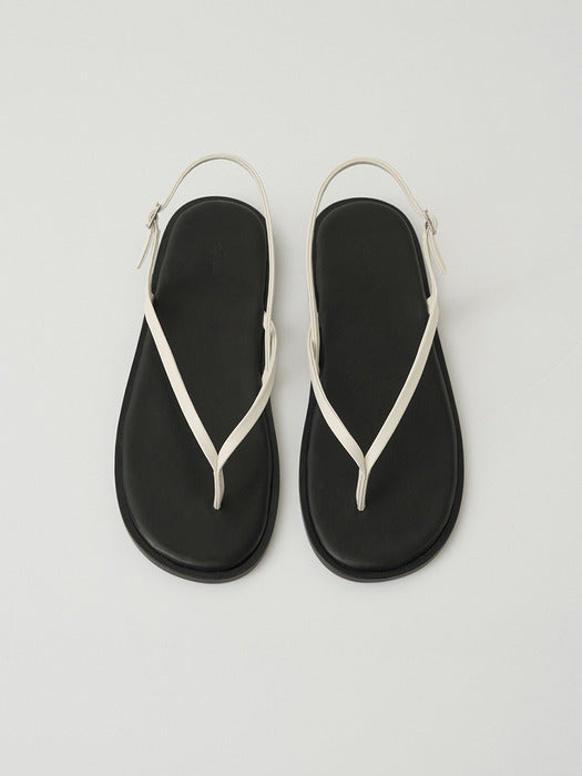 [moia] thin strap flip-flops (ivory)