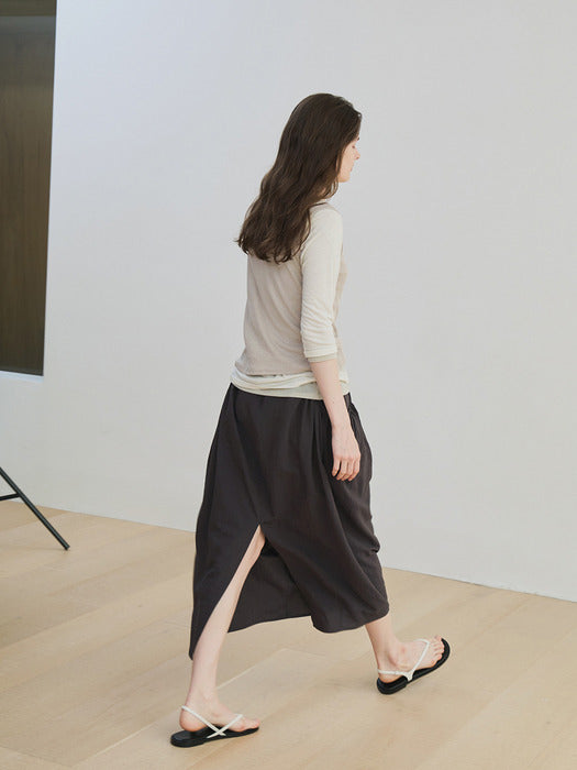 [moia] thin strap flip-flops (ivory)