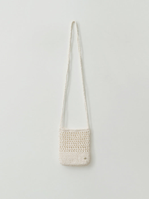 [moia] mini mesh knit bag (ivory)