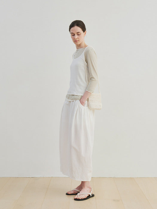 [moia] mini mesh knit bag (ivory)