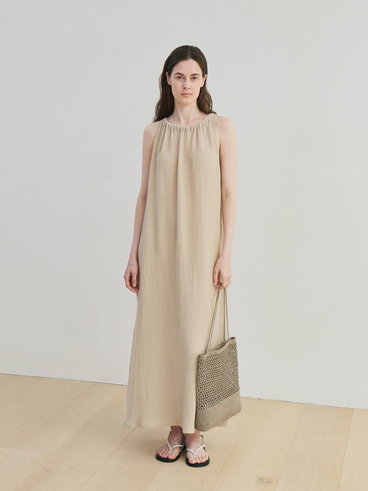 [moia] mesh knit bag (sage sand)