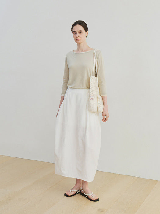 mesh knit bag (ivory)