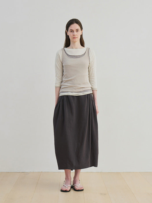 [moia] tencel t-shirt (ivory)