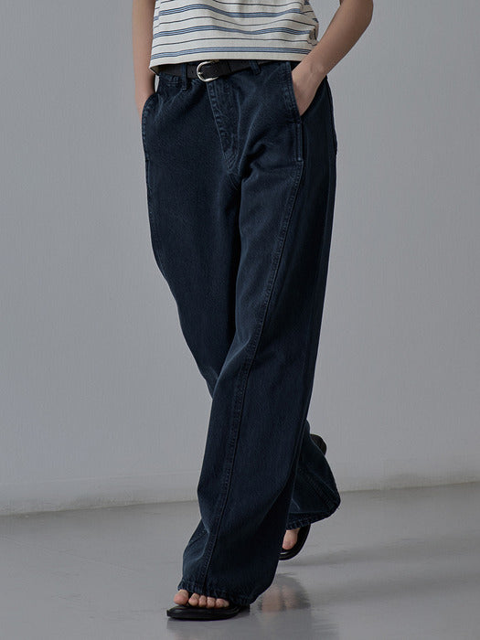 Facade Pattern Curved Denim vintage midnight